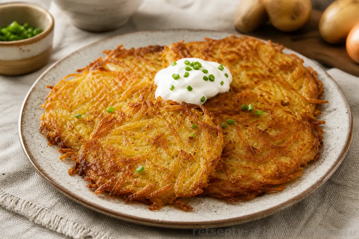 Белорусские картофельные драники