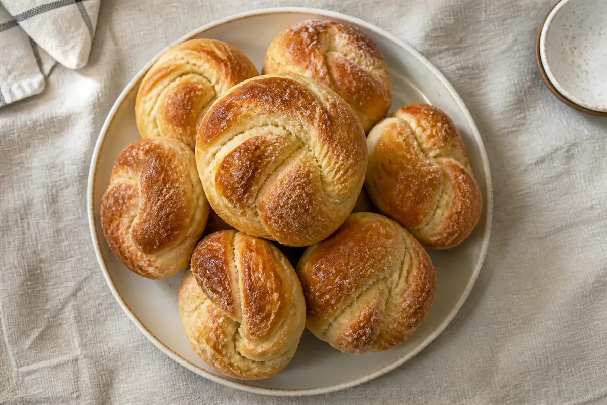 Булочки с сахаром