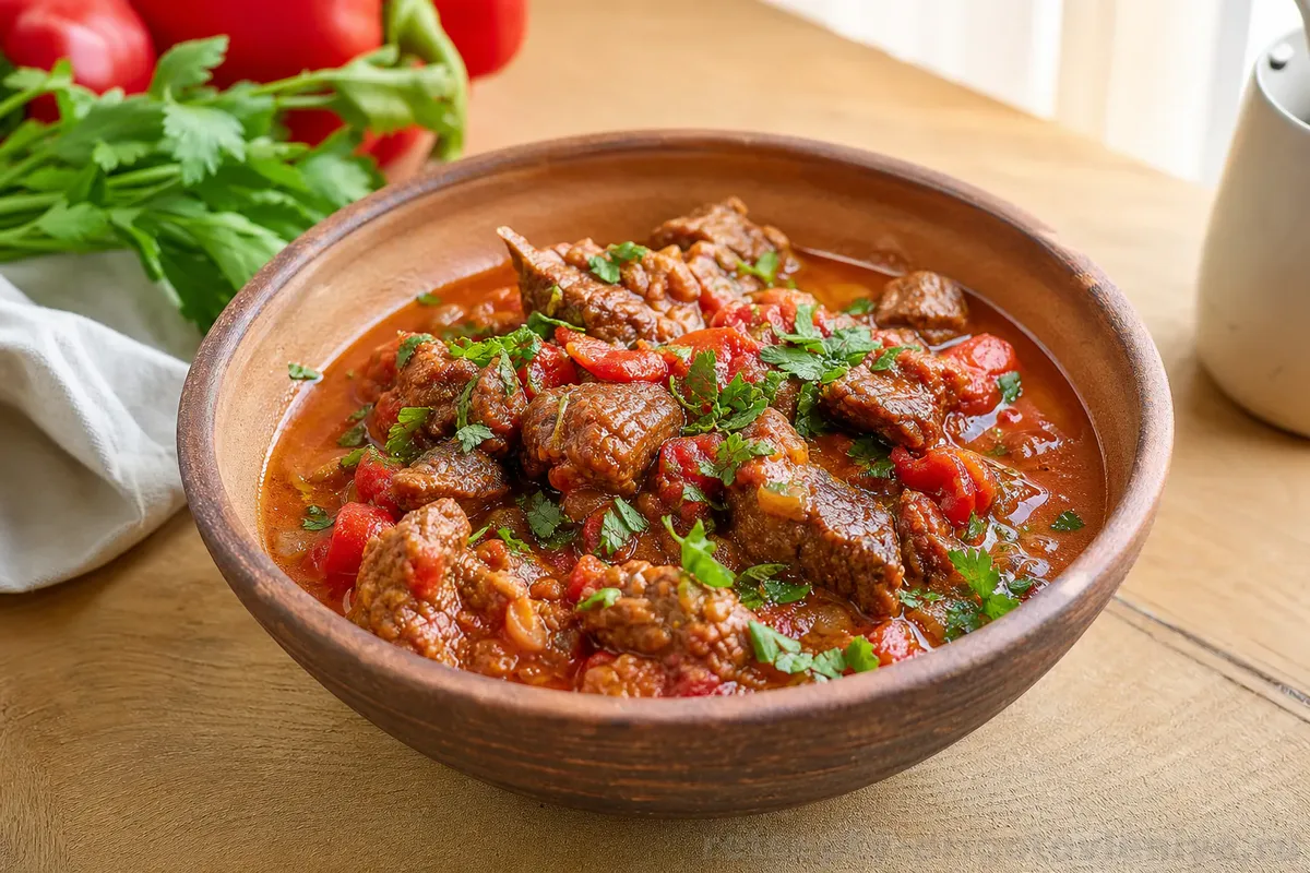 Чашушули из говядины