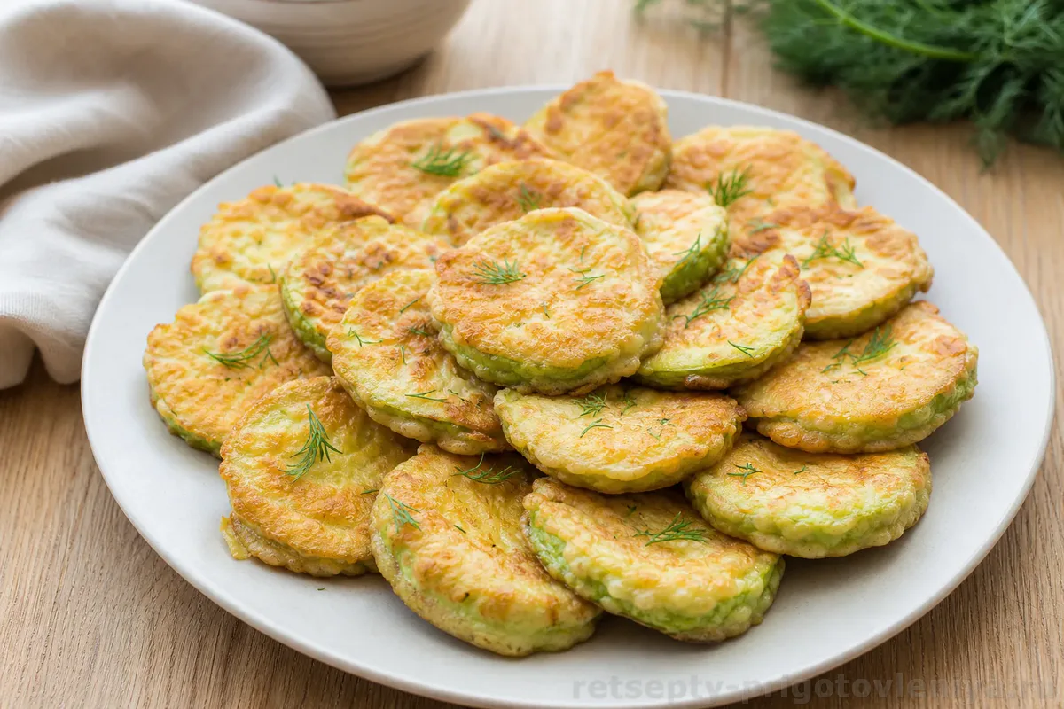 Кабачки в кляре — готовое блюдо