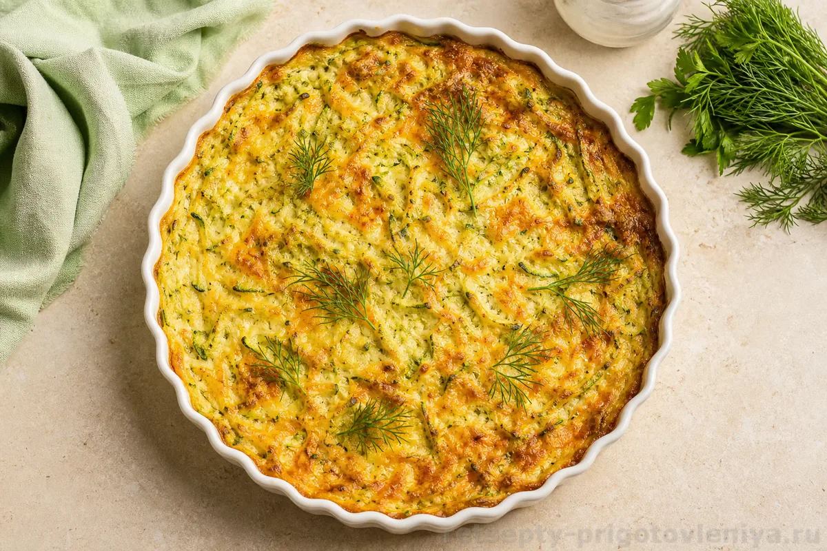 Кабачковая запеканка