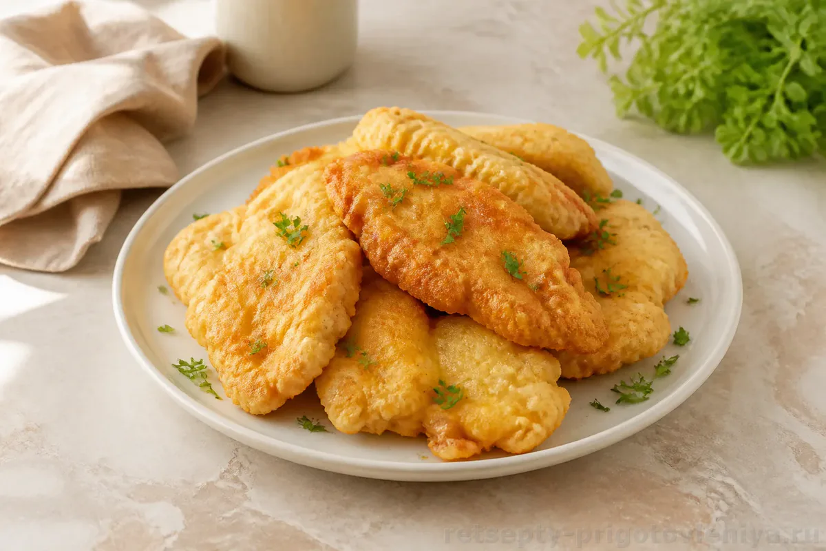 Куриное филе в кляре