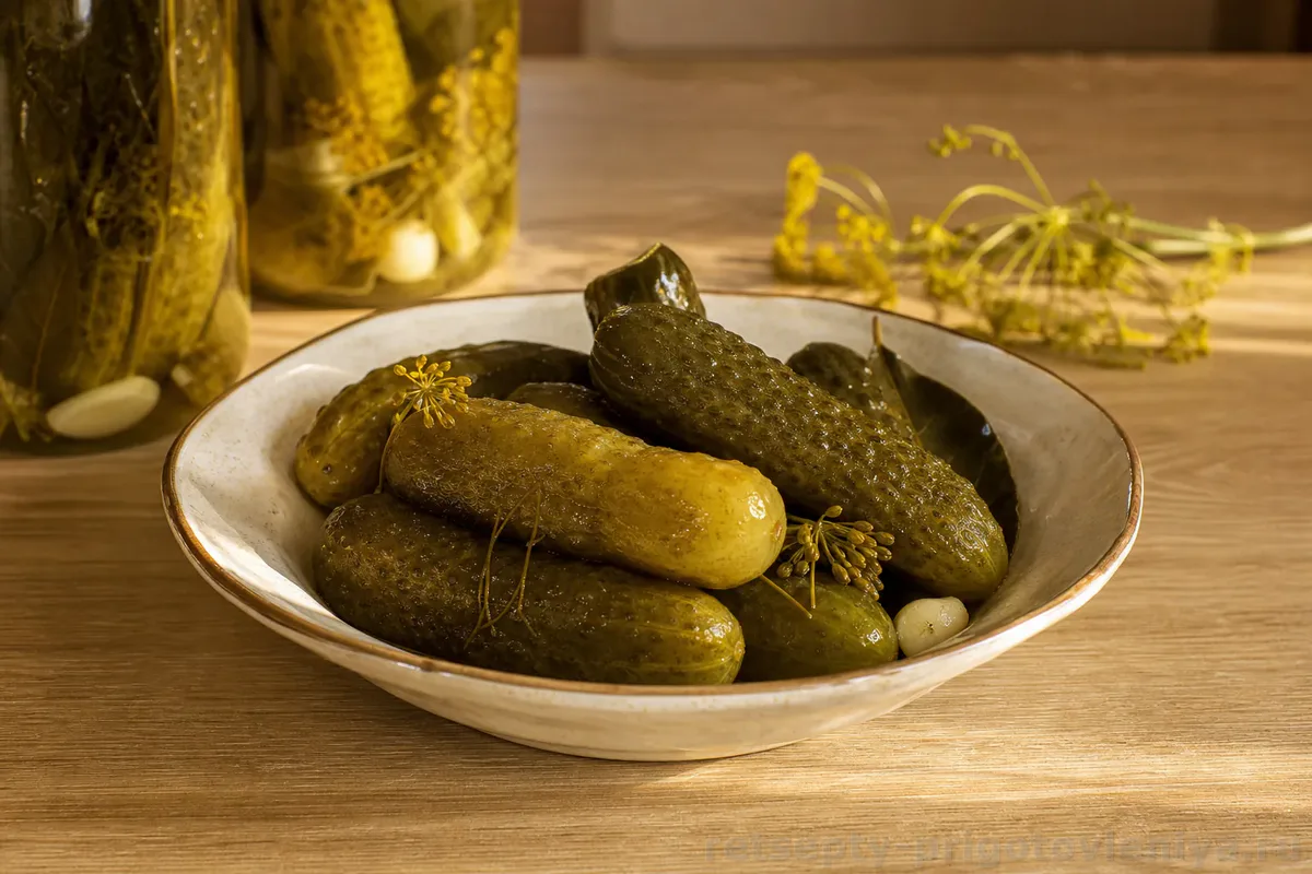 Маринованные огурцы на зиму