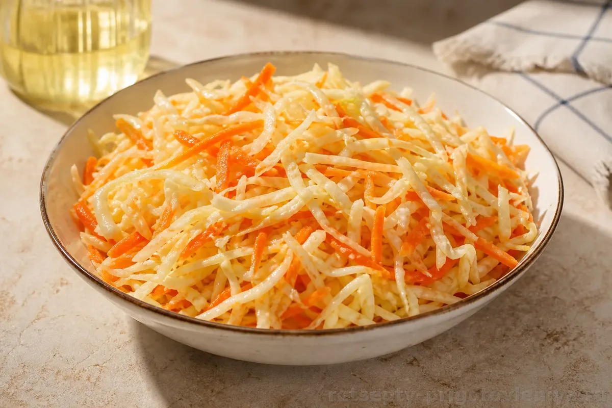Салат из свежей капусты и моркови