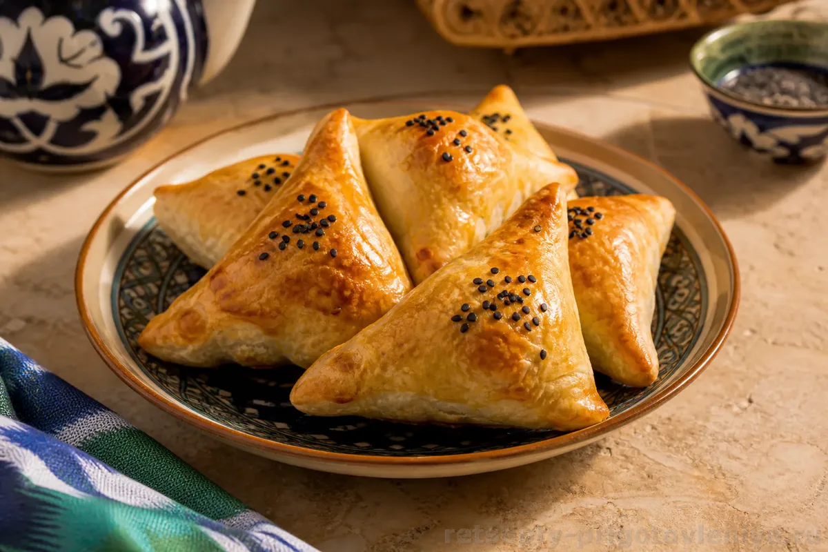Узбекская самса с мясом