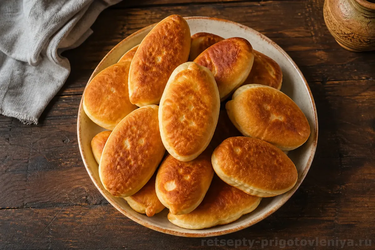 Жареные пирожки на кефире
